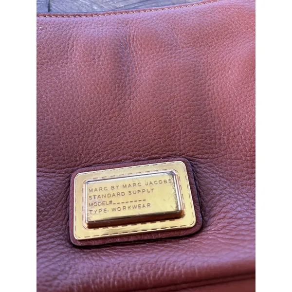 Marc by Marc Jacobs Crossbody Bag Brown Leather Standard Supply Workwear - Image 6