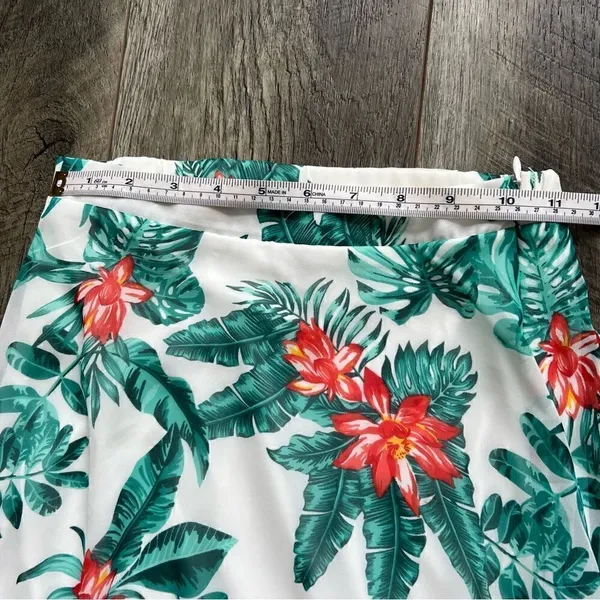 Lulu’s Evadne White and Teal Tropical Print Two-Piece Maxi Dress NWT Size XS - Image 12
