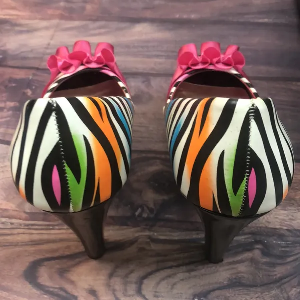 Hot Tomato sz 8 multicolor women shoes - Image 4