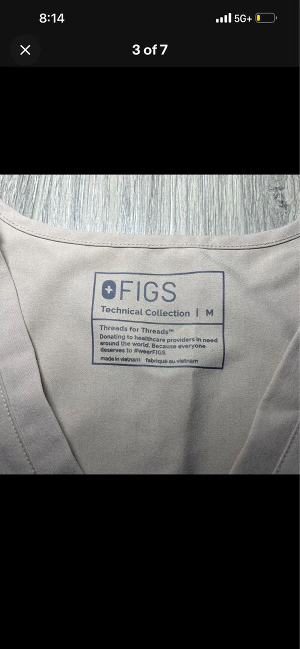 FIGS Scrub Top Boulder Casma Medium - Image 3
