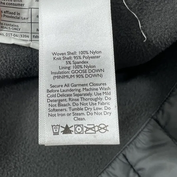 Eddie Bauer First Ascent Puffer Vest Size M Black 800 Fill Goose Down Packable - Image 9
