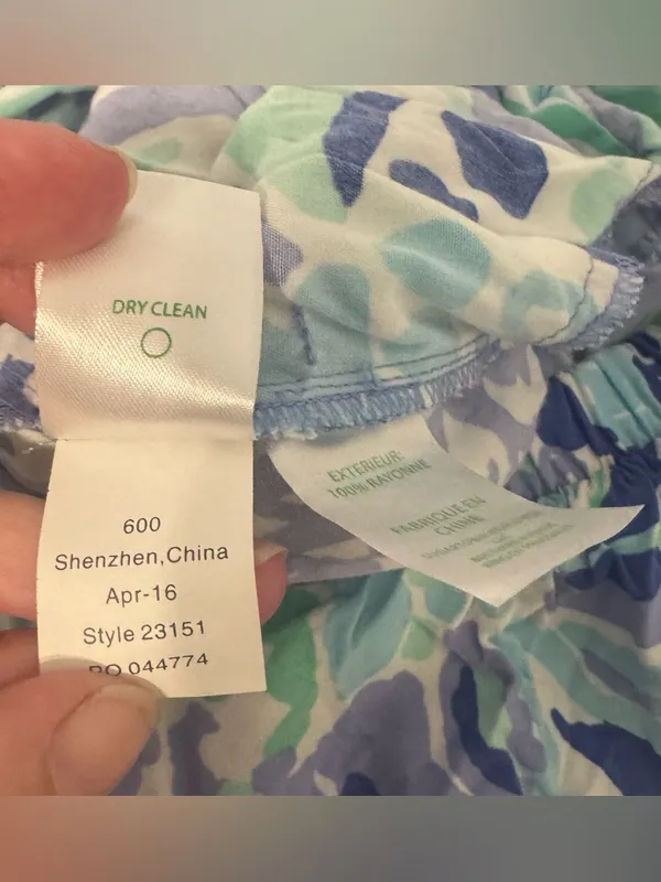 Lilly Pulitzer Emiko Strapless Jumpsuit Lillys Lilac Nice Ink Size Small *READ* - Image 15