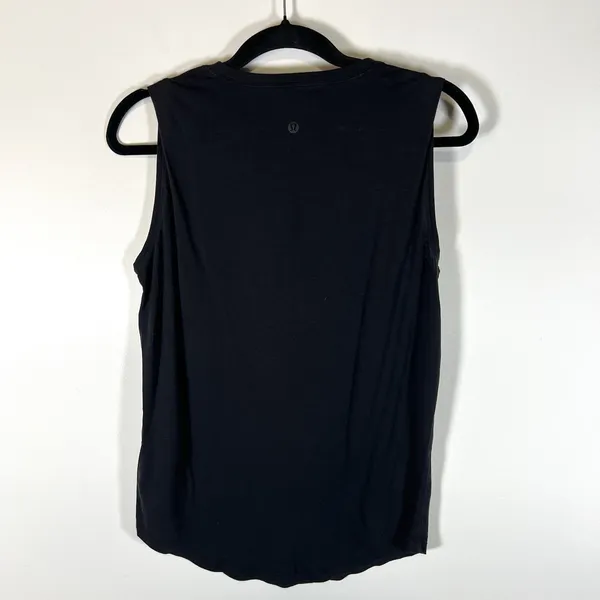 Lululemon Women's Sleeveless Round‎ Neck Cotton Workout Tank Top Athletic Small - Image 4