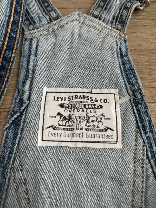 NWOT Levi's Women's Vintage Shortalls in Medium Wash Sz XL - Image 7
