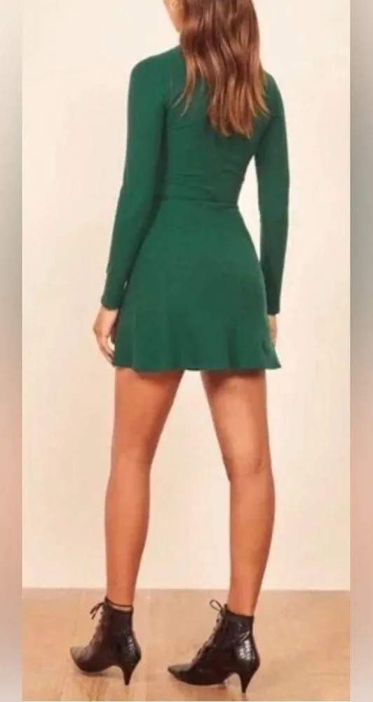 NWT Maya Knit Mock Neck Mini Dress in Emerald - S - Image 2