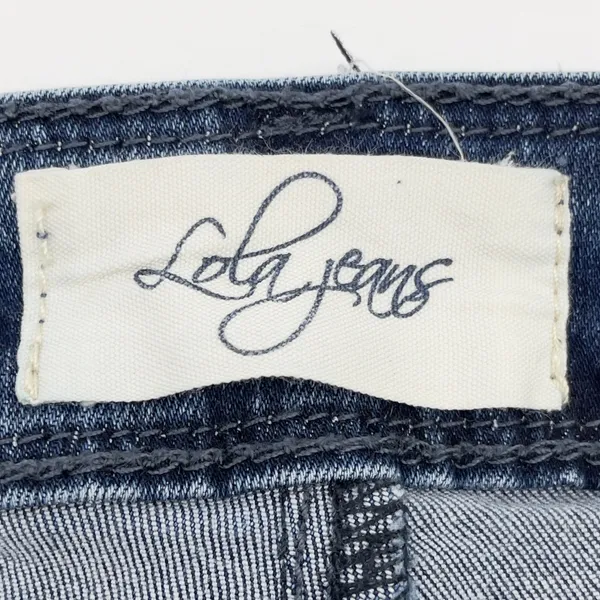 Lola Jeans Kate MB High Rise Straight Womens 10 4-Way Stretch‎ Clean Girl Go See - Image 9