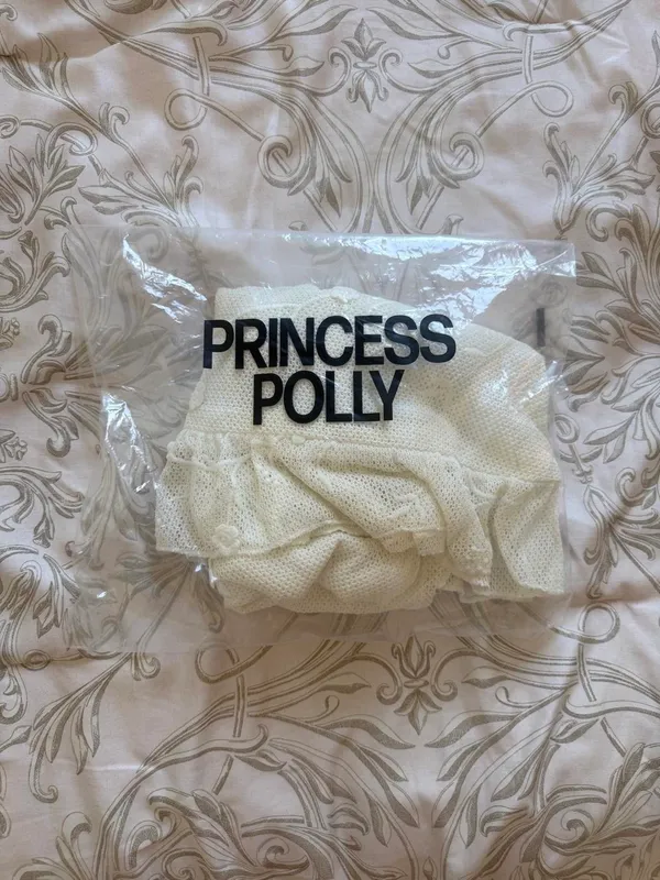 Princess Polly Feeling Alive Tie Back Mini Dress White - Image 6
