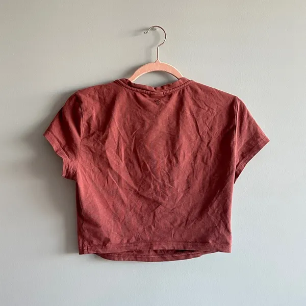 aritzia red tna crop top - Image 3
