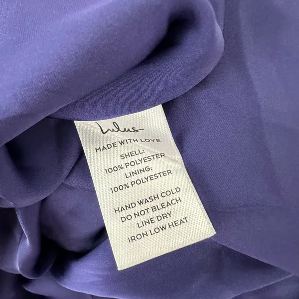 NEW Lulus Got the Glam Navy Blue Pleated Cutout Maxi Dress Formal Party Medium - Image 5