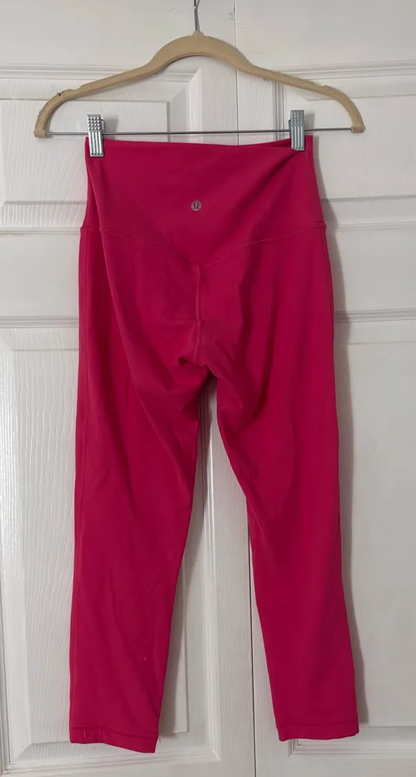 Pink Lululemon Leggings 25" - Image 2