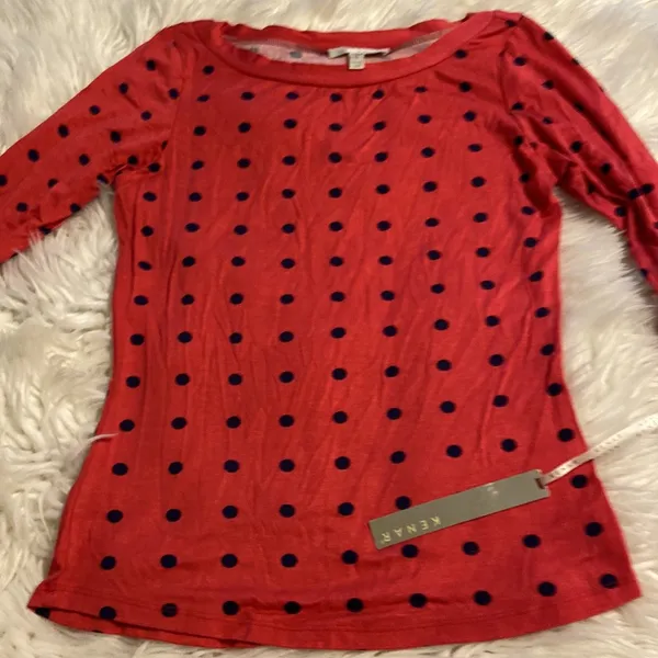 Kenar Women’s shirt size S brand new long 21” bust 30” sleeves 17” - Image 8