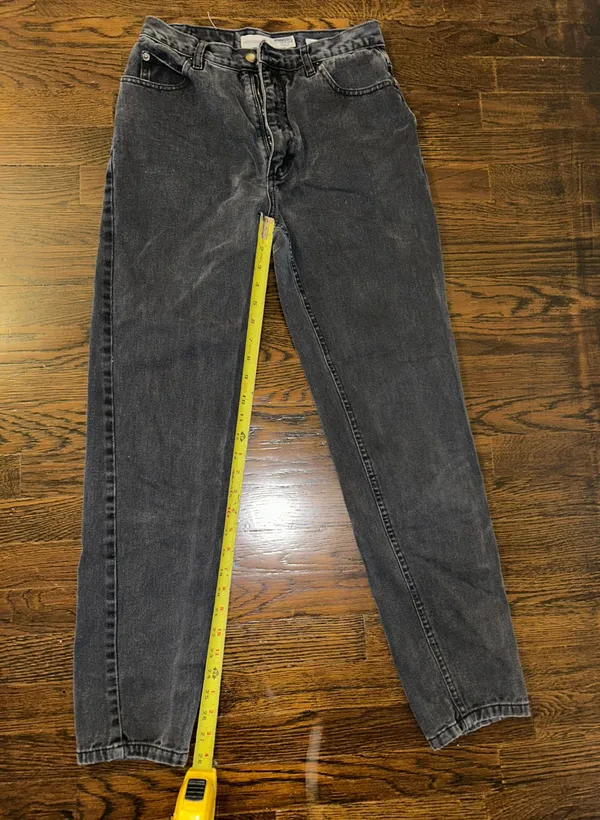 Bugle Boy Slim Fit Black Jeans, size 8R 28” inseam - Image 4