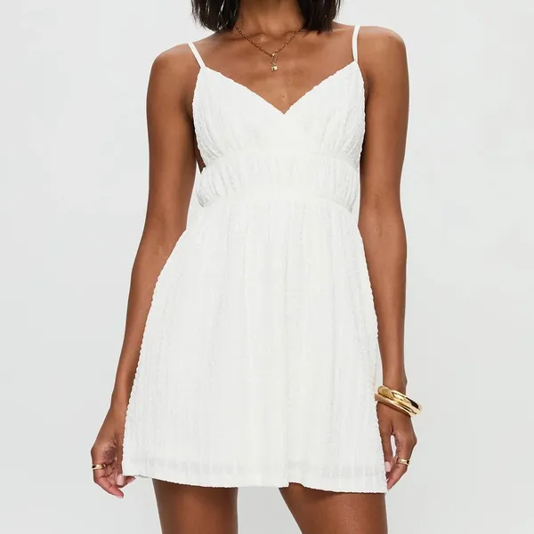 Princess Polly | All Too Well Mini Dress White - Image 2