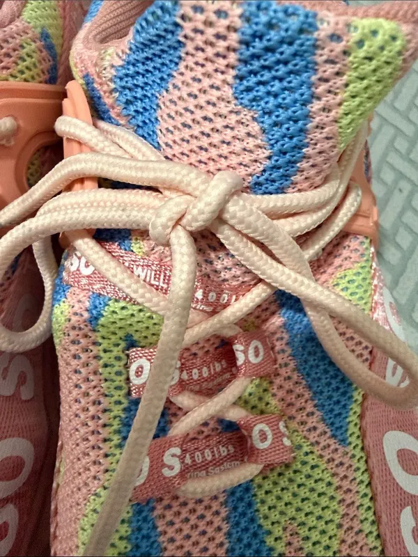 Just So So Women's Pink Camouflage Lace Up Tennis Shoes Size EU 39 - Image 8