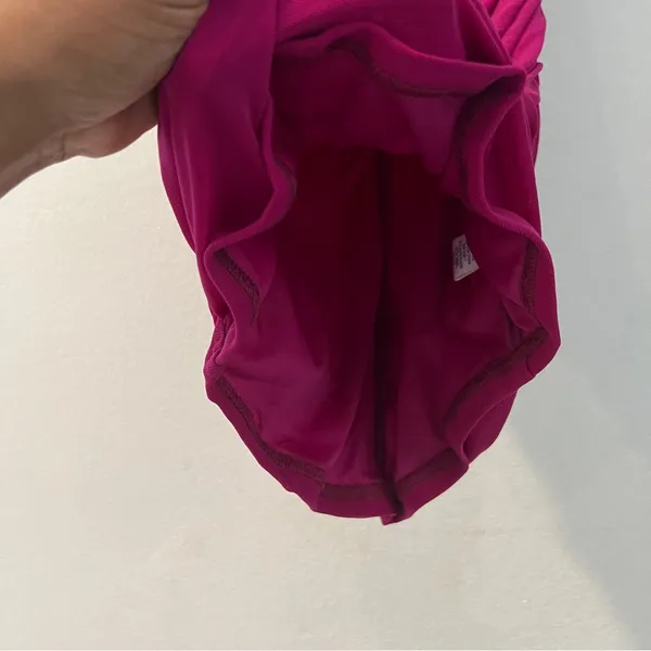 Privy Mesh Ruched Off The Shoulders Sweetheart‎ Mini Dress In Berry Size S - Image 7