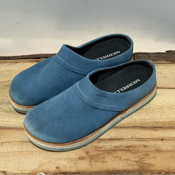 Merrell Women's Juno Clog Leather Slip-On Shoes‎ Size 7.5 A45 - Image 3