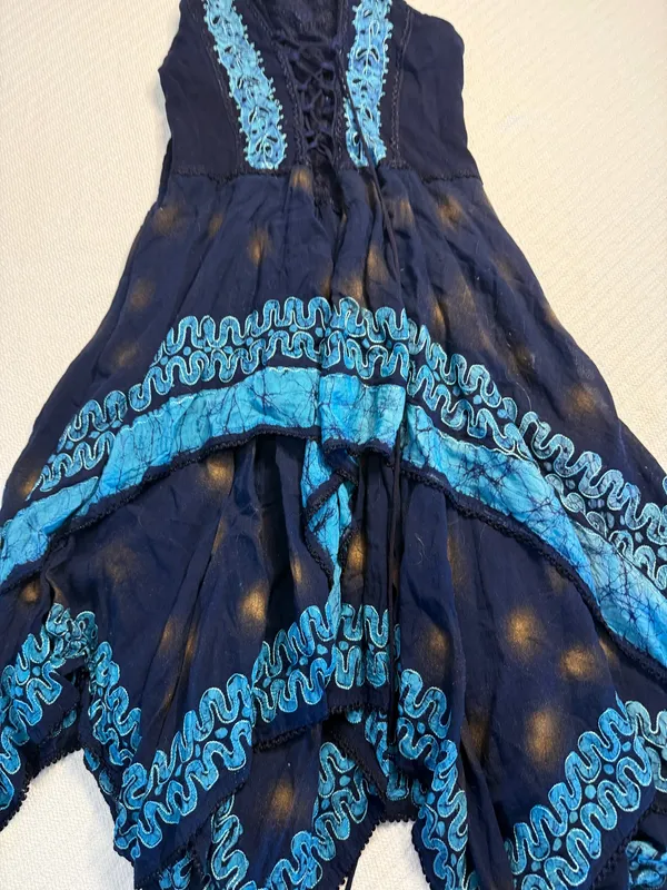 festival dress Blue Size M - Image 4