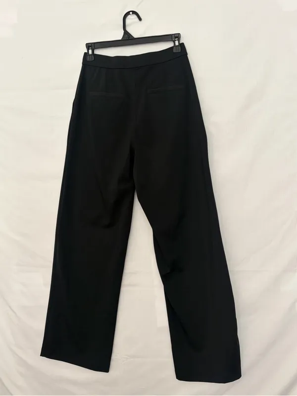 Halara High Waisted Wide Leg Dress Pants Black Pleated Pull On Trousers(A921) - Image 11