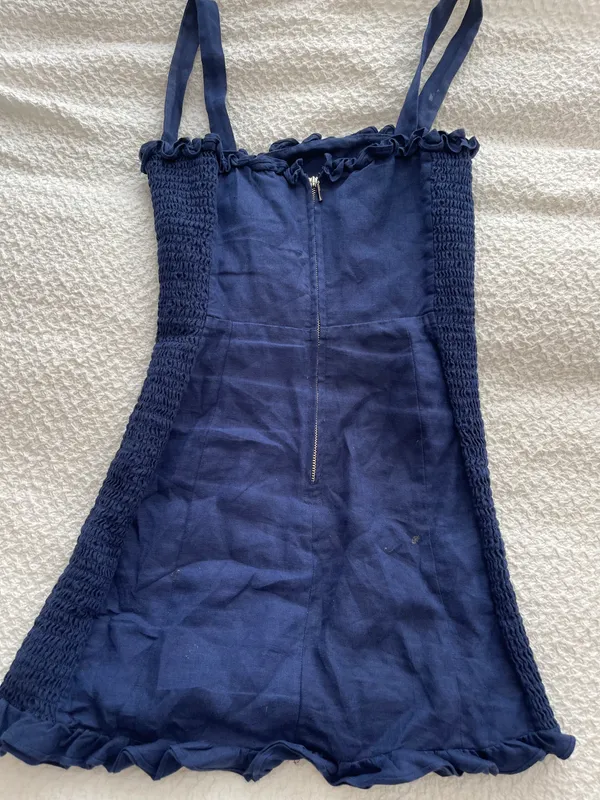 Reformation Blue Dress - Image 2