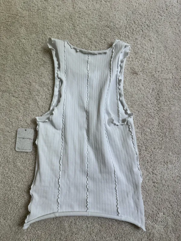 Free People White Tank Top - Image 3