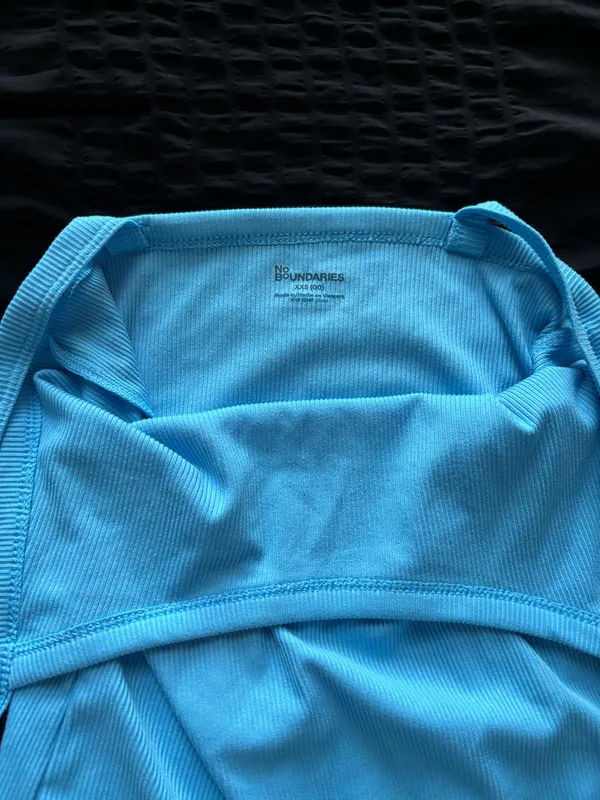 No Boundaries Comfy blue tank top - Image 3
