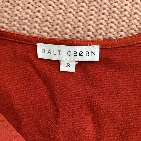 Baltic Born Wedding Guest Dress (burnt orange) - Image 2