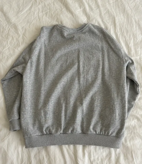 Tennis Prep Bow Ribbon Sweatshirt Gray - Image 4