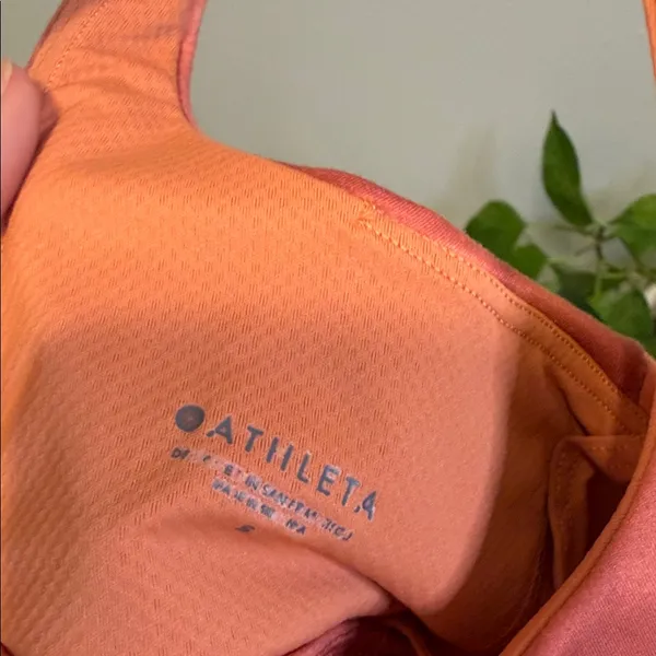Athleta Rust Tie-Dye Scoop Sports Bra - Image 2