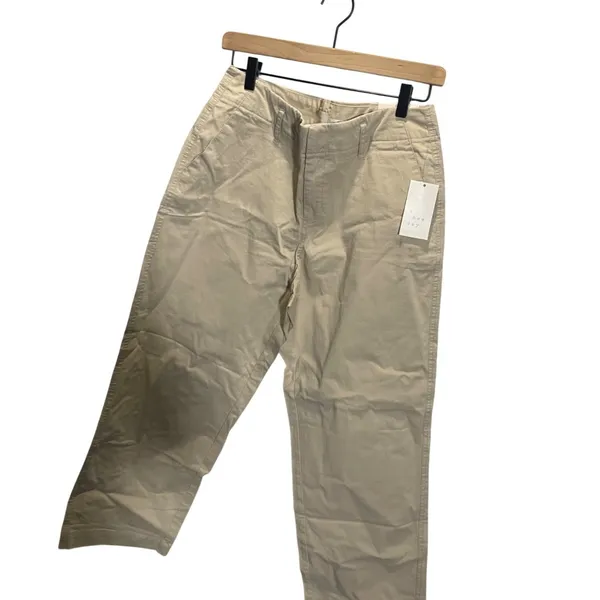 A New Day Women’s High-Rise Straight-Leg‎ Pants Size 8R Beige - Image 3