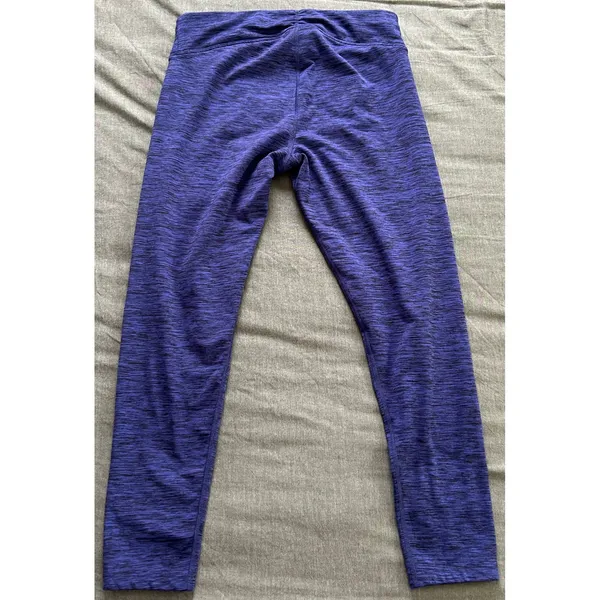 Marc New York Performance Purple Space Dye Leggings Womens Medium Athleisure - Image 15