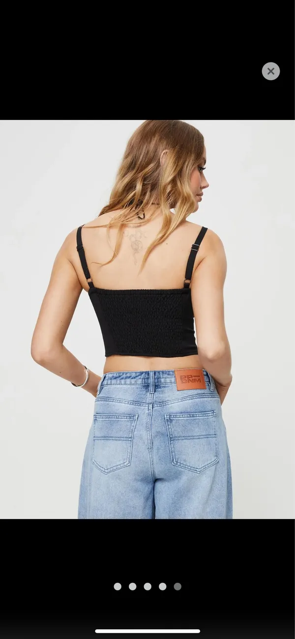 Princess Polly Bohen Top Black - Image 3