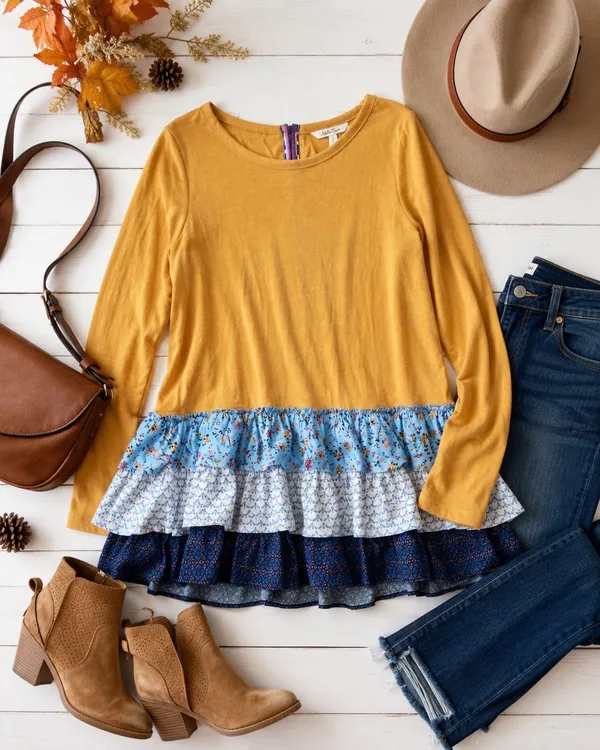 Matilda Jane Tunic Floral Top - Image 2