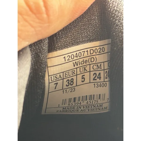Brooks Womens Ghost 16 Running Shoes Wide 120407 1D 020 Black NWOB Size 7 D - Image 8
