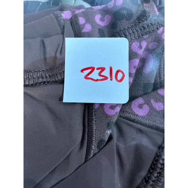 OFFLINE by Aerie Real‎ Me High Rise 7/8 Leggings Pink Brown Leopard Print Small - Image 7