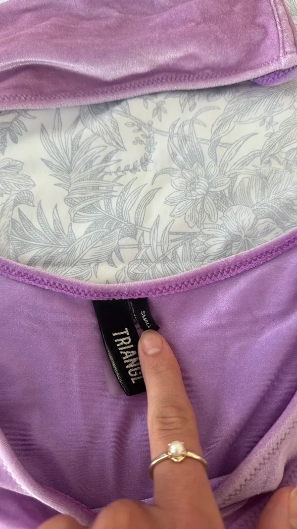 Triangl Bikini Set Velvet Purple - Image 4