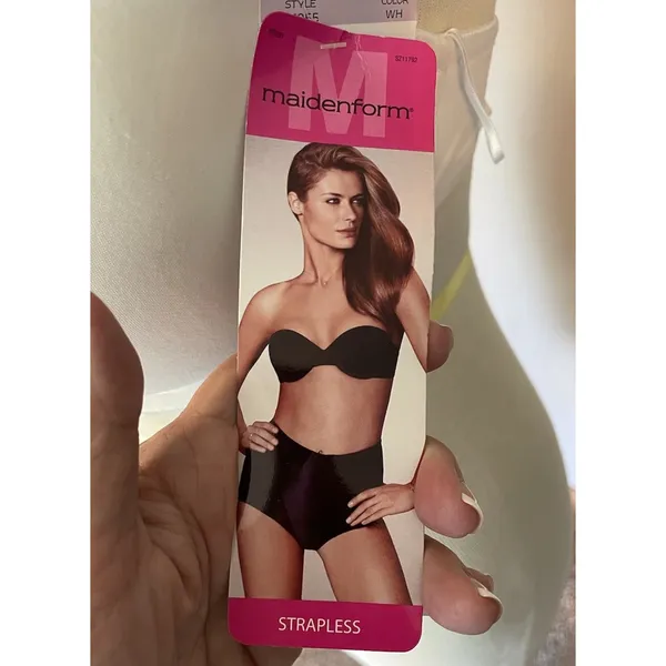 Maidenform Strapless Bra NWT Women 34D “One Fabulous Fit”‎ Convertible Underwire - Image 3