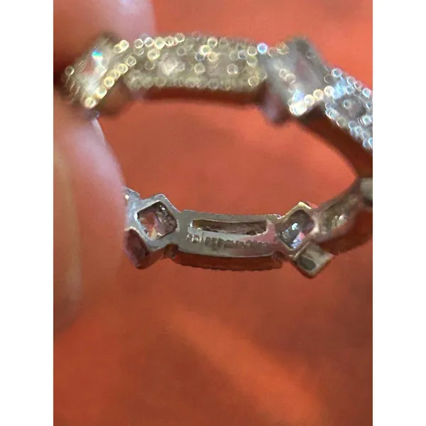 Ring 925 sterling silver size 6 band - Image 3