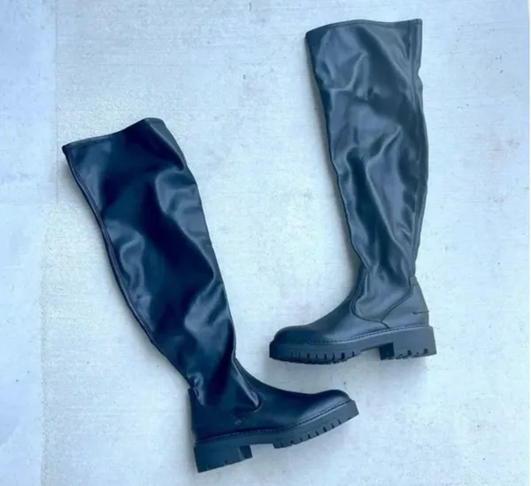 Franco Sarto Fera Black Over The Knee Boots - Image 2