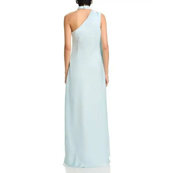 AQUA Long‎ Scarf Bias Cut Gown Size 12 - Image 5