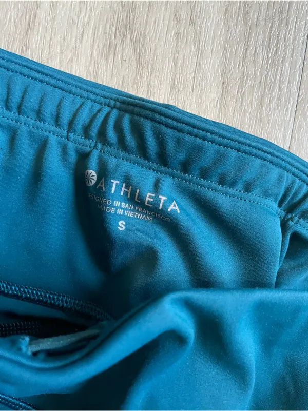 Athleta Teal Performance Leggings - Image 2
