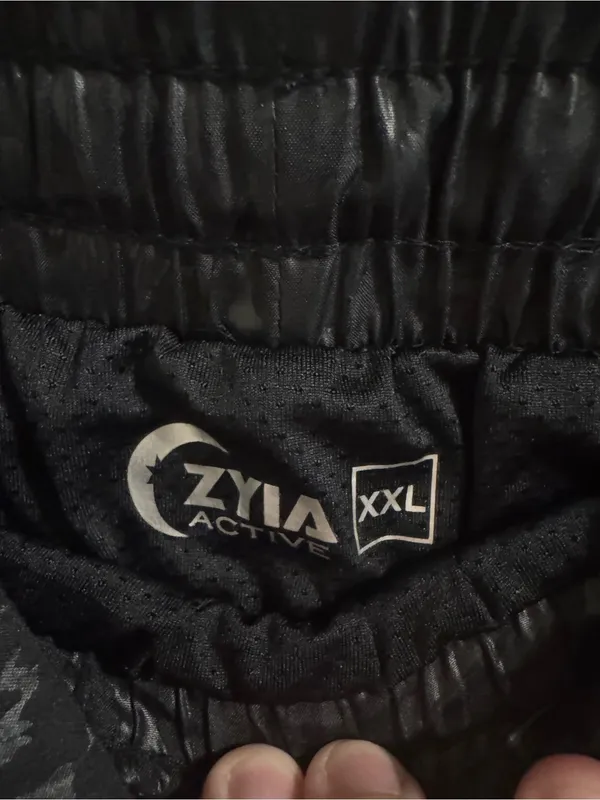 ZYIA Women's Black Athletic Shorts - Image 2