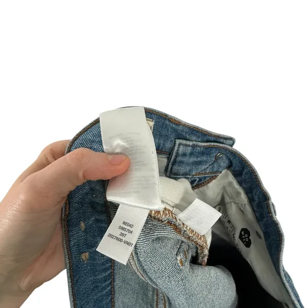 Madewell Tall Mid Rise Perfect Vintage Jean Ainsdale Wash‎ Distressed Womens 26T - Image 10