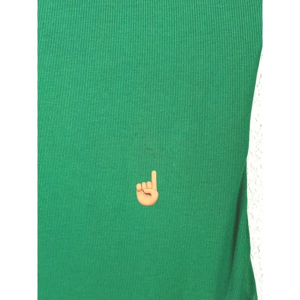 Aritzia Sunday Best Freshman Turtleneck Small Green Ribbed Long Sleeve Top - Image 9