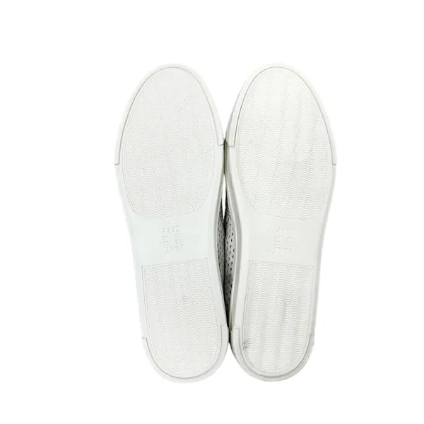 Naturalizer Aileen Grey‎ Metallic Perforated Leather Slip On Sneakers Womens 9M - Image 9