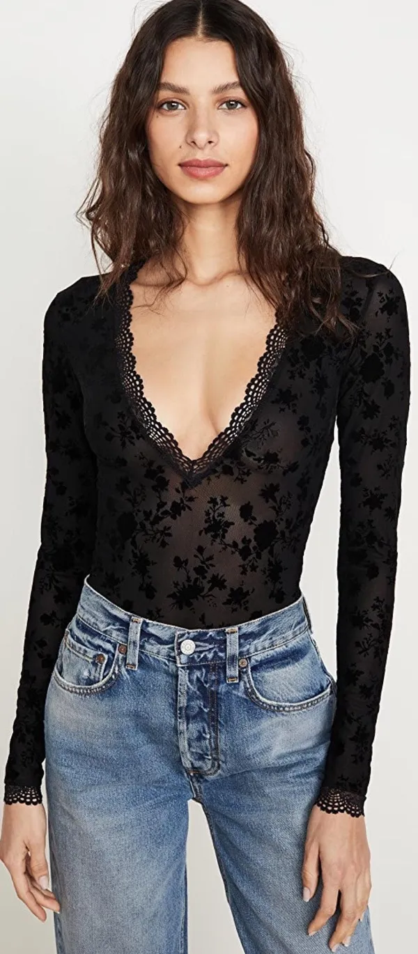 Intimately Thong Bodysuit Long Sleeves - Image 3