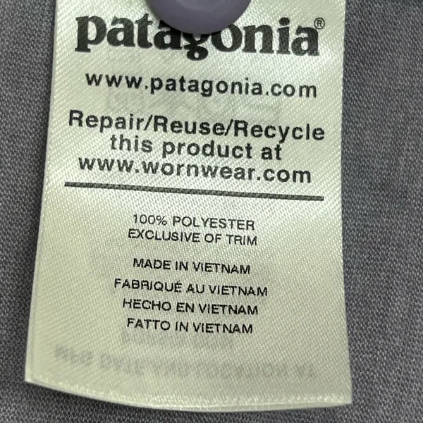 Patagonia M Gray Top capilene cool trail ultra soft technical performance shirt - Image 5