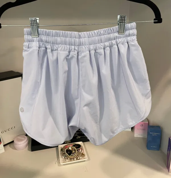 Lululemon Light Blue Hotty Hot Shorts - Image 2