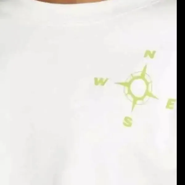 BP. Crop‎ Organic Cotton Sweatshirt Women’s Size Medium White Cropped Graphic - Image 4