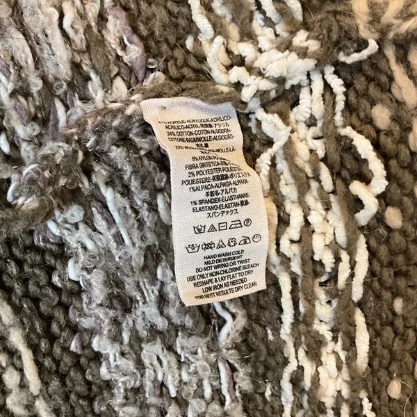 FREE PEOPLE Through the Storm Fair Isle Sweater Size S/P Small Medium Oversized - Image 8