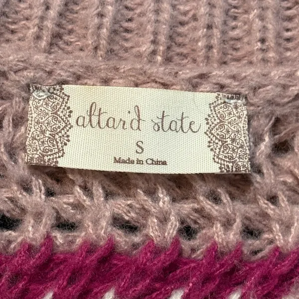 Altar'd State Multicolor Striped Sweater size Small - Image 5